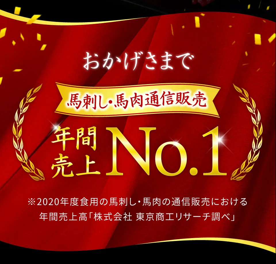 年間売上日本No.1