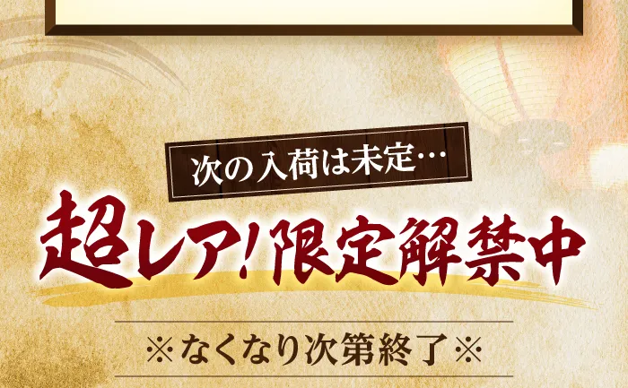 超レア限定入荷
