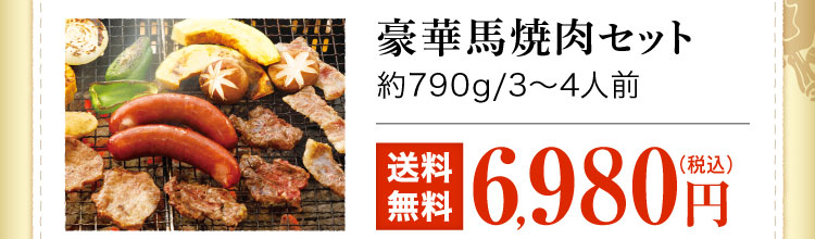 豪華馬焼肉セット