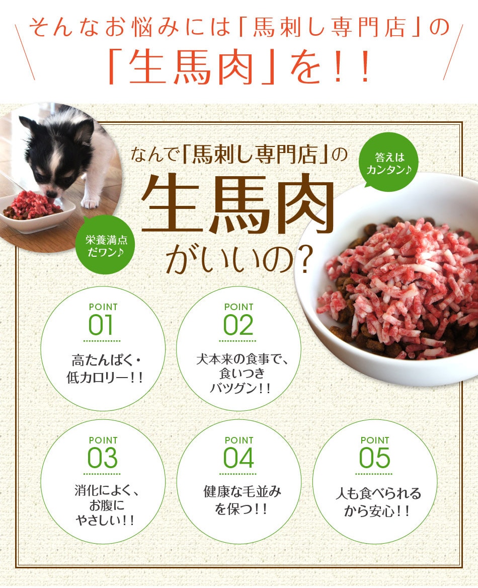 そんなときは生馬肉
