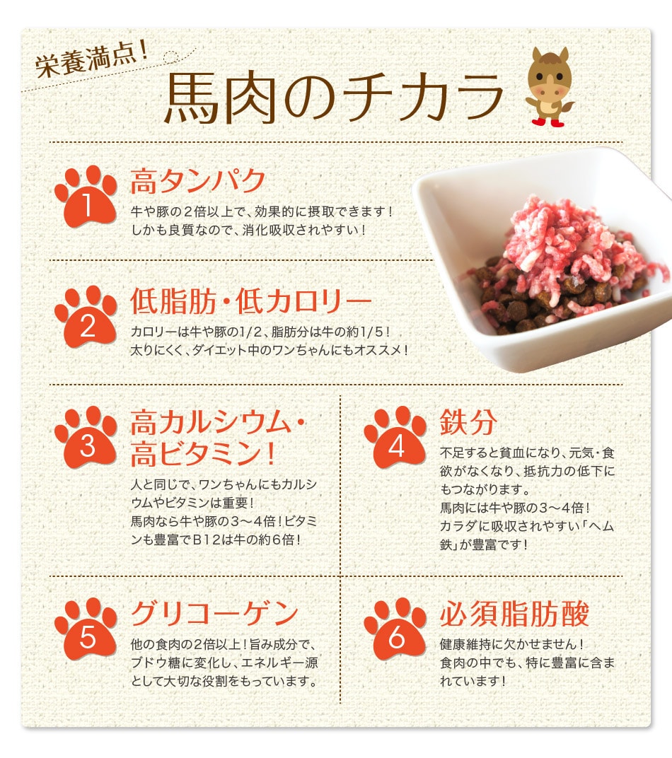 馬肉のチカラ